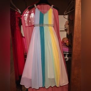 Size 8 girls pageant dress